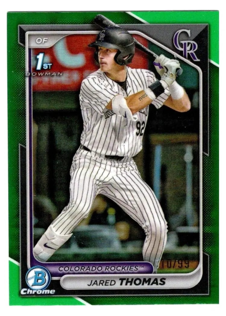2024 Bowman Draft Chrome Jared Thomas #BDC-11 card