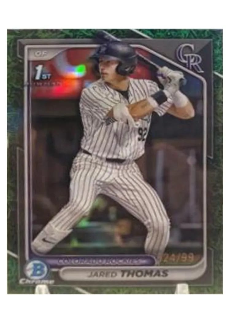 2024 Bowman Draft Chrome Jared Thomas #BDC-11 card