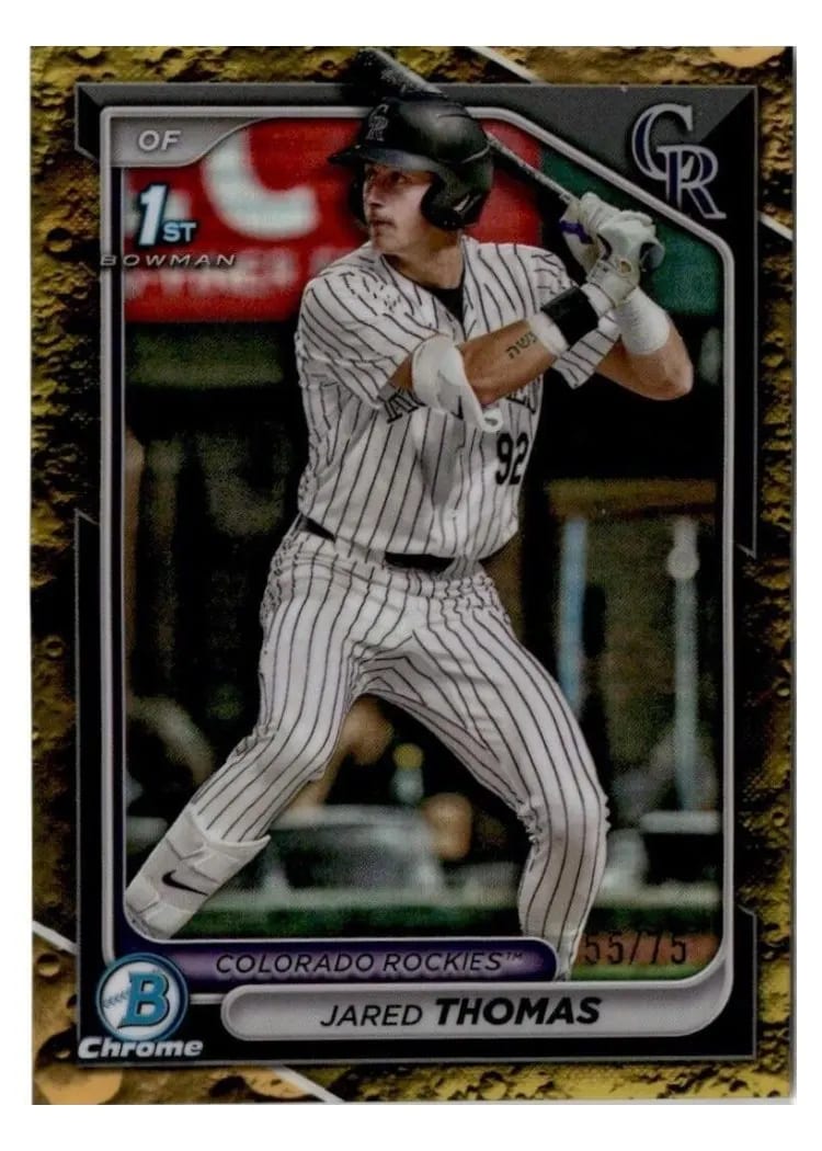 2024 Bowman Draft Chrome Jared Thomas #BDC-11 card