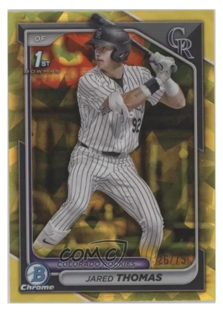 2024 Bowman Draft Chrome Jared Thomas #BDC-11 card