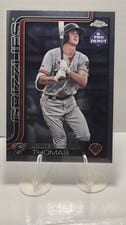 2025 Topps Pro Debut Chrome Autographs Jared Thomas #PDC-27 card