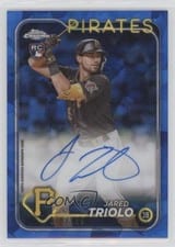 2024 Topps Chrome Sapphire Edition Chrome Sapphire Autographs Jared Triolo #CSA-JT card