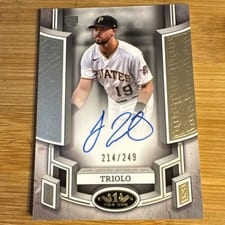 2024 Topps Tier One Break Out Autographs Jared Triolo #BOA-JT card