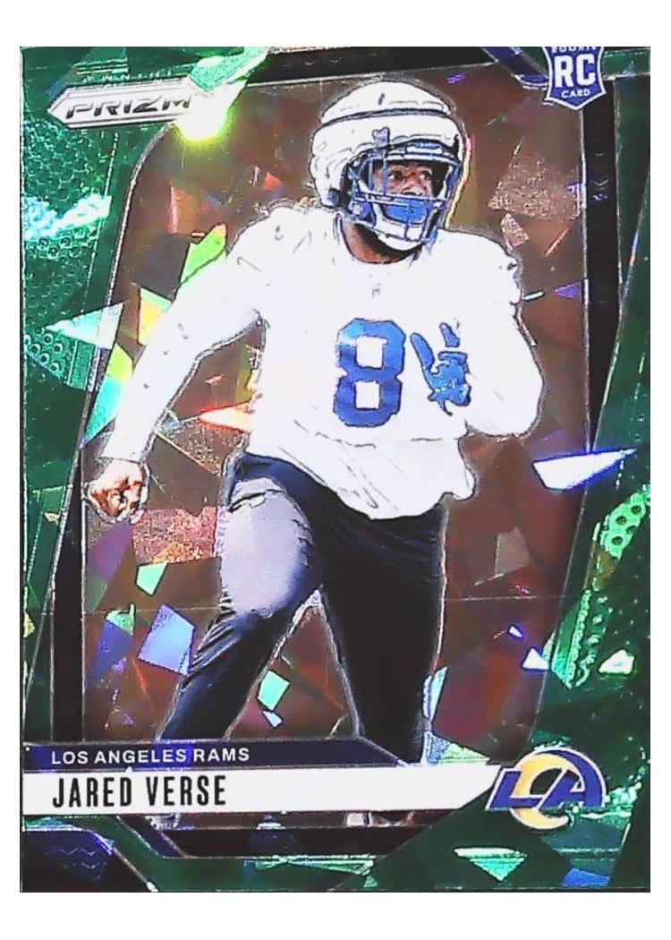 2024 Panini Prizm Base Set Jared Verse Green Ice #341 card