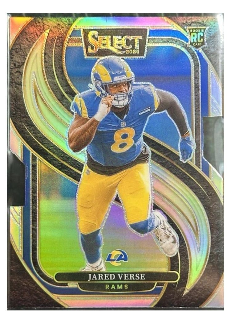 2024 Panini Select Base Set Jared Verse Silver Prizm Die-Cut #132 card