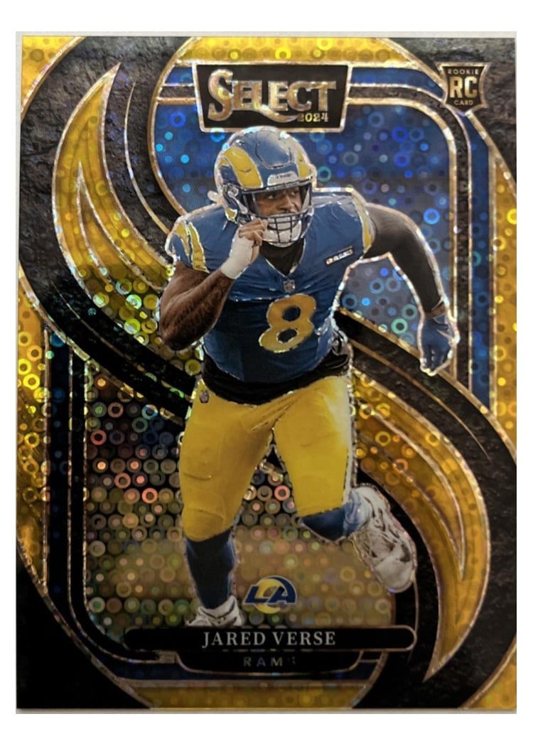 2024 Panini Select Base Set Jared Verse Gold Disco Prizm #132 card