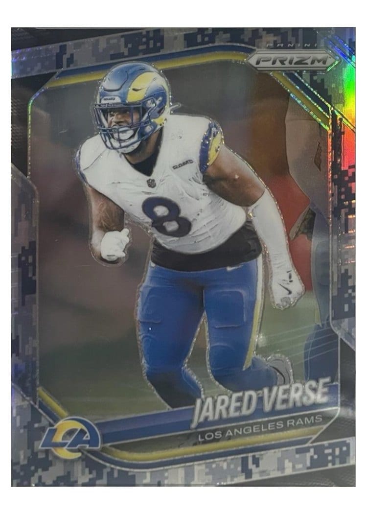 2025 Panini Prizm Base Set Jared Verse Navy Camo #30 card
