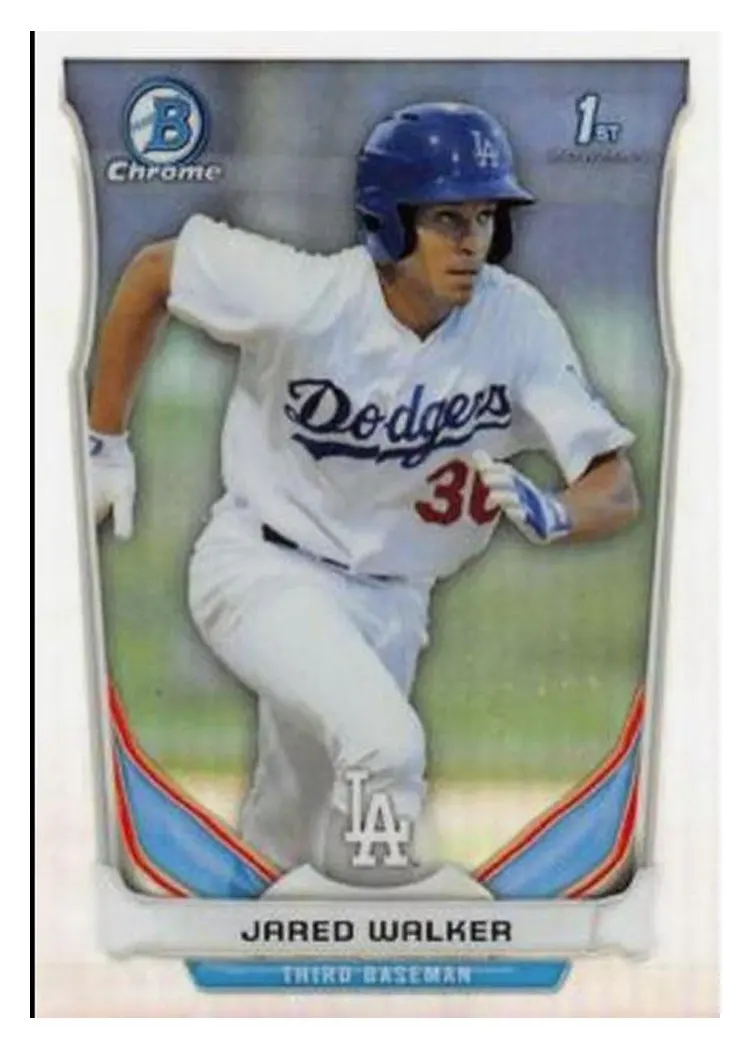 2014 Bowman Draft Picks Jared Walker #CDP130 card