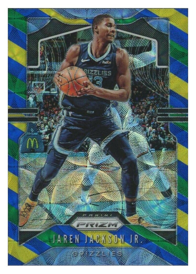 2019-20 Panini Prizm Base Set Jaren Jackson Jr. #136 card