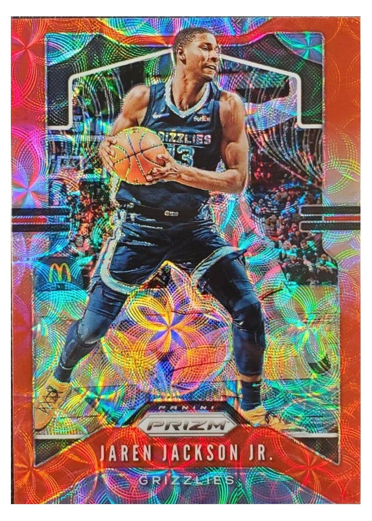 2019-20 Panini Prizm Base Set Jaren Jackson Jr. #136 card