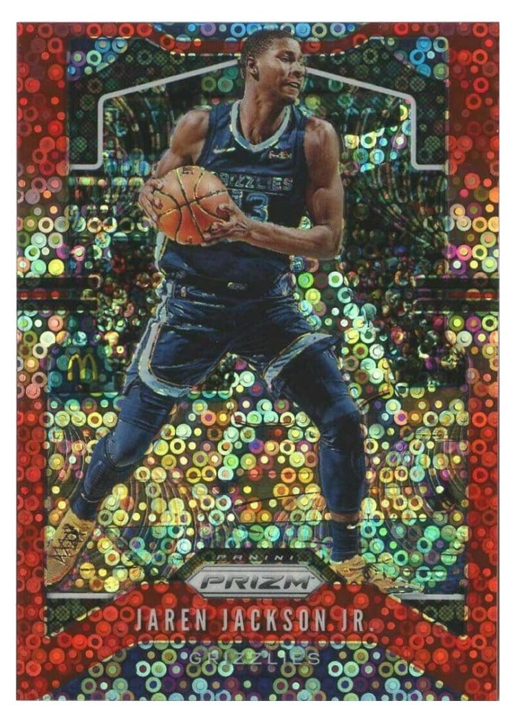 2019-20 Panini Prizm Base Set Jaren Jackson Jr. #136 card
