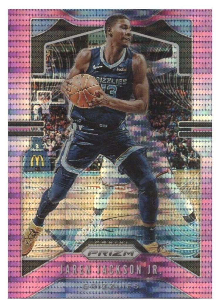 2019-20 Panini Prizm Base Set Jaren Jackson Jr. #136 card