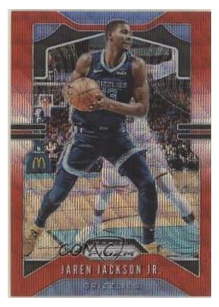 2019-20 Panini Prizm Base Set Jaren Jackson Jr. #136 card