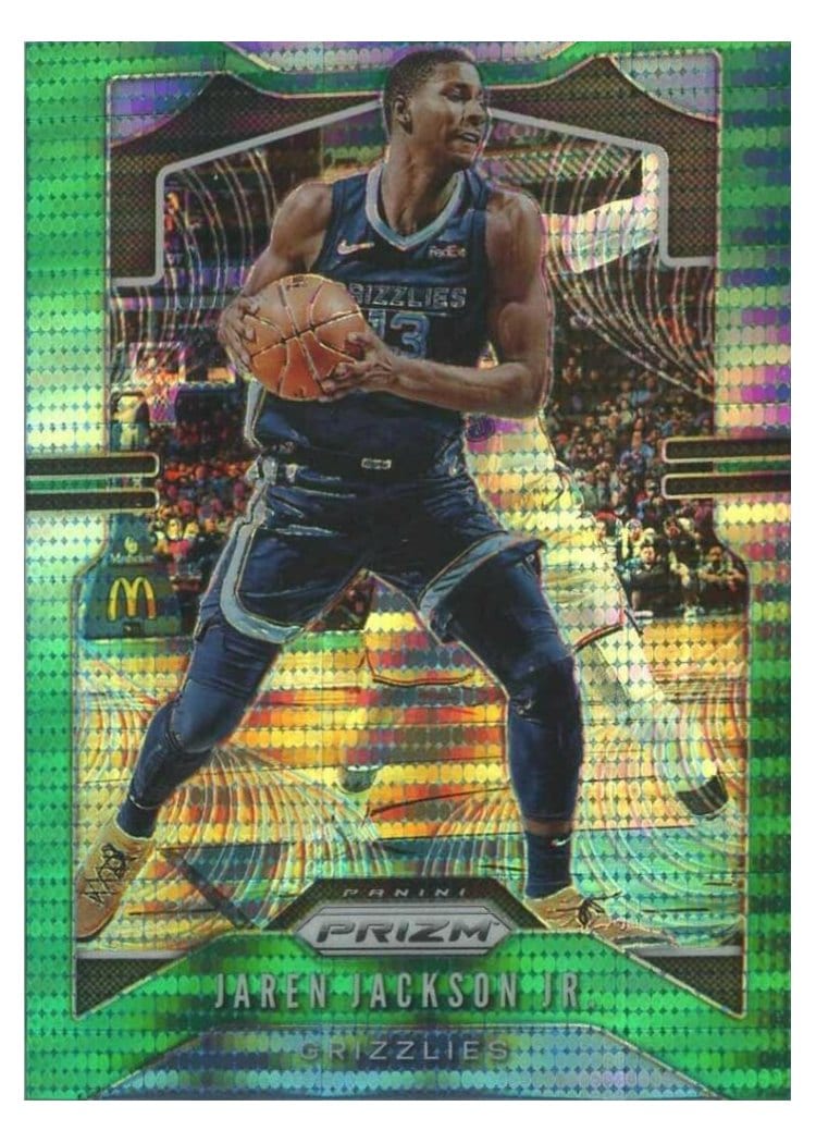 2019-20 Panini Prizm Base Set Jaren Jackson Jr. #136 card