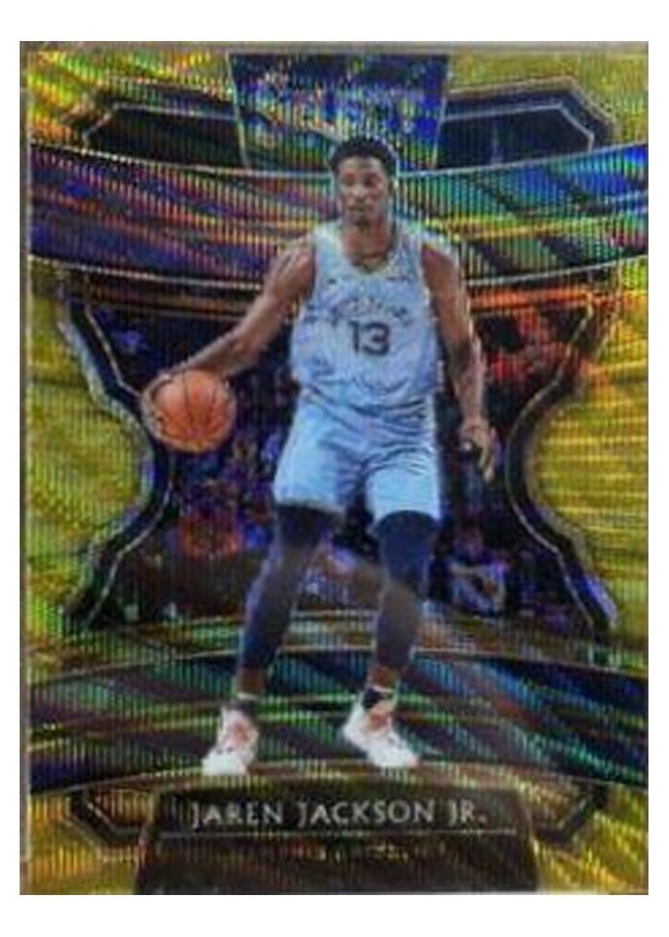 2019-20 Panini Select Base Set Jaren Jackson Jr. Gold Wave #14 card