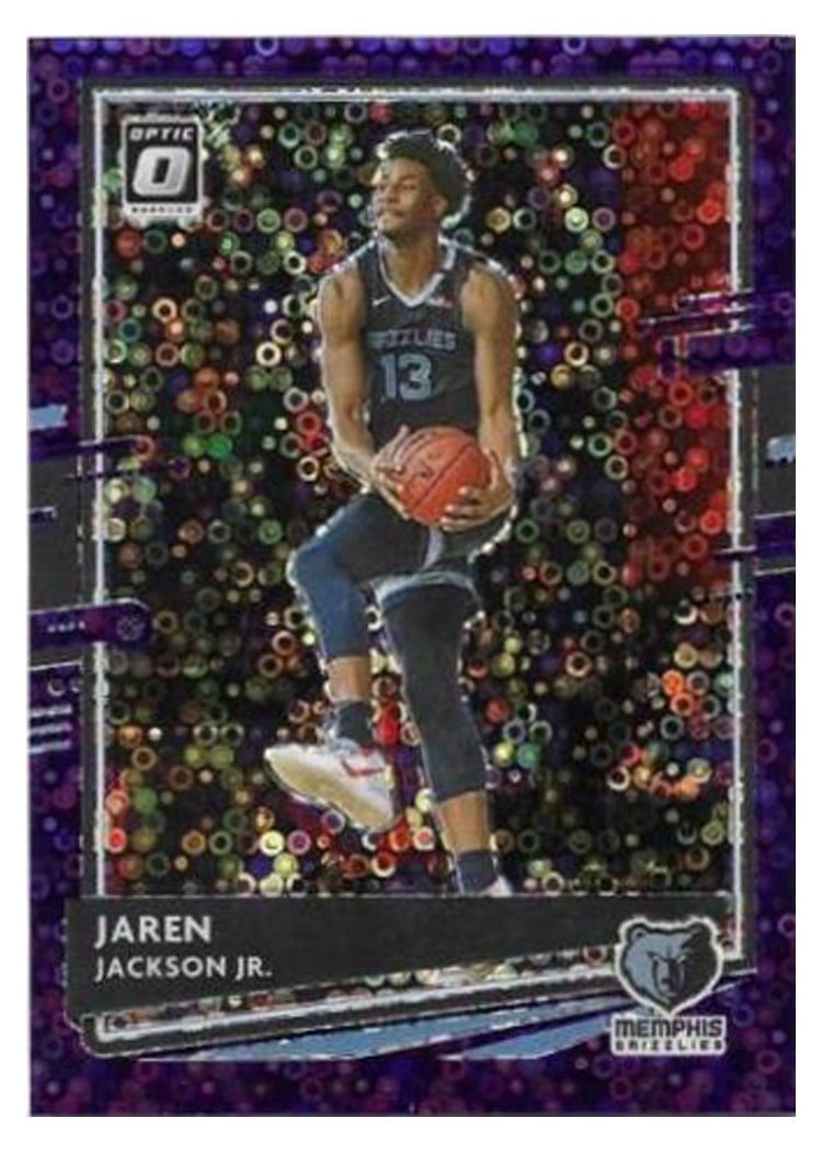 2020-21 Donruss Optic Base Set Jaren Jackson Jr. Purple #16 card