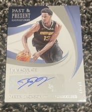 2020-21 Panini Immaculate Collection Past and Present Signatures Jaren Jackson Jr #PPS-JJJ card