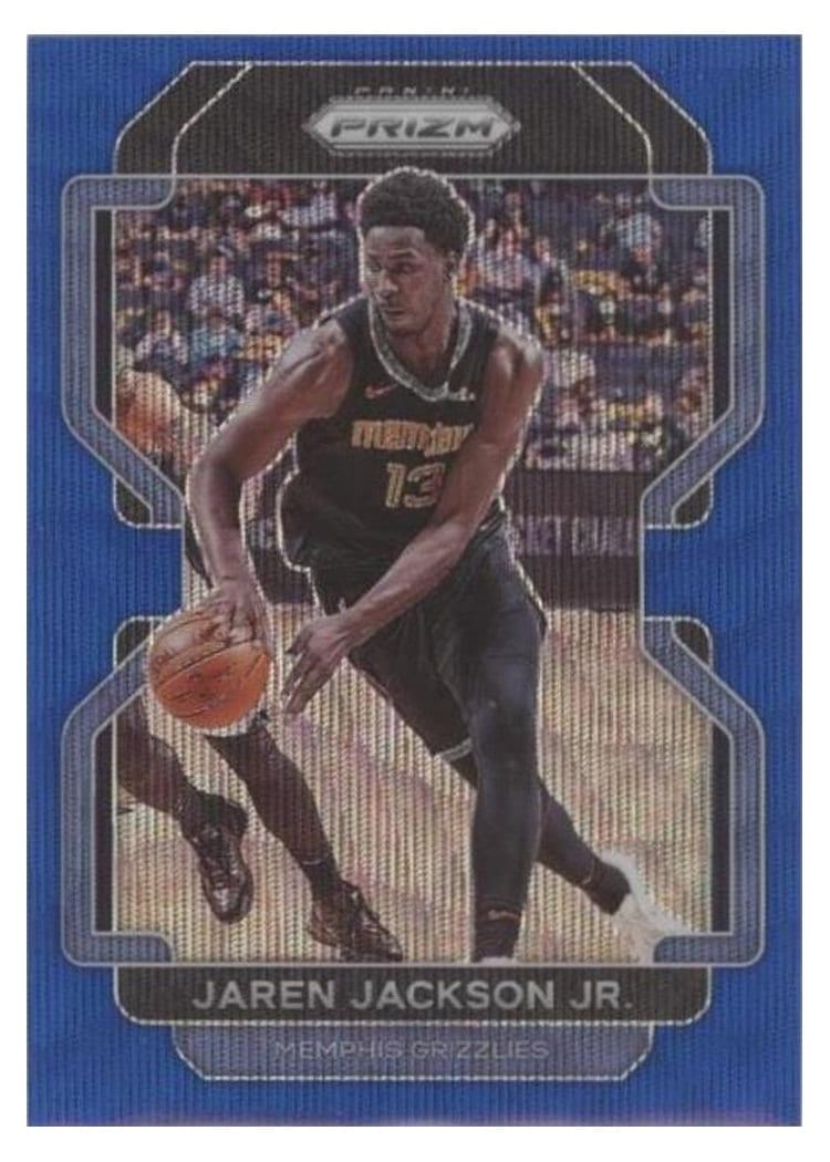 2021-22 Panini Prizm Base Set Jaren Jackson Jr. #35 card