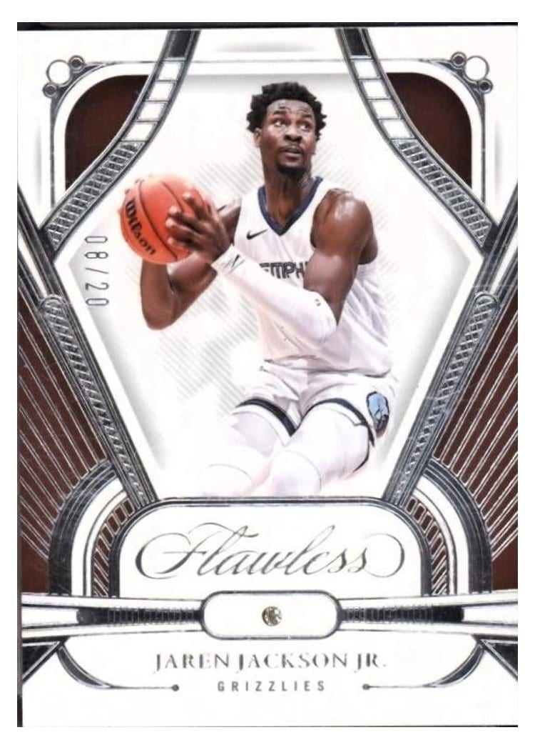 2023-24 Panini Flawless Base Set Jaren Jackson Jr. #76 card