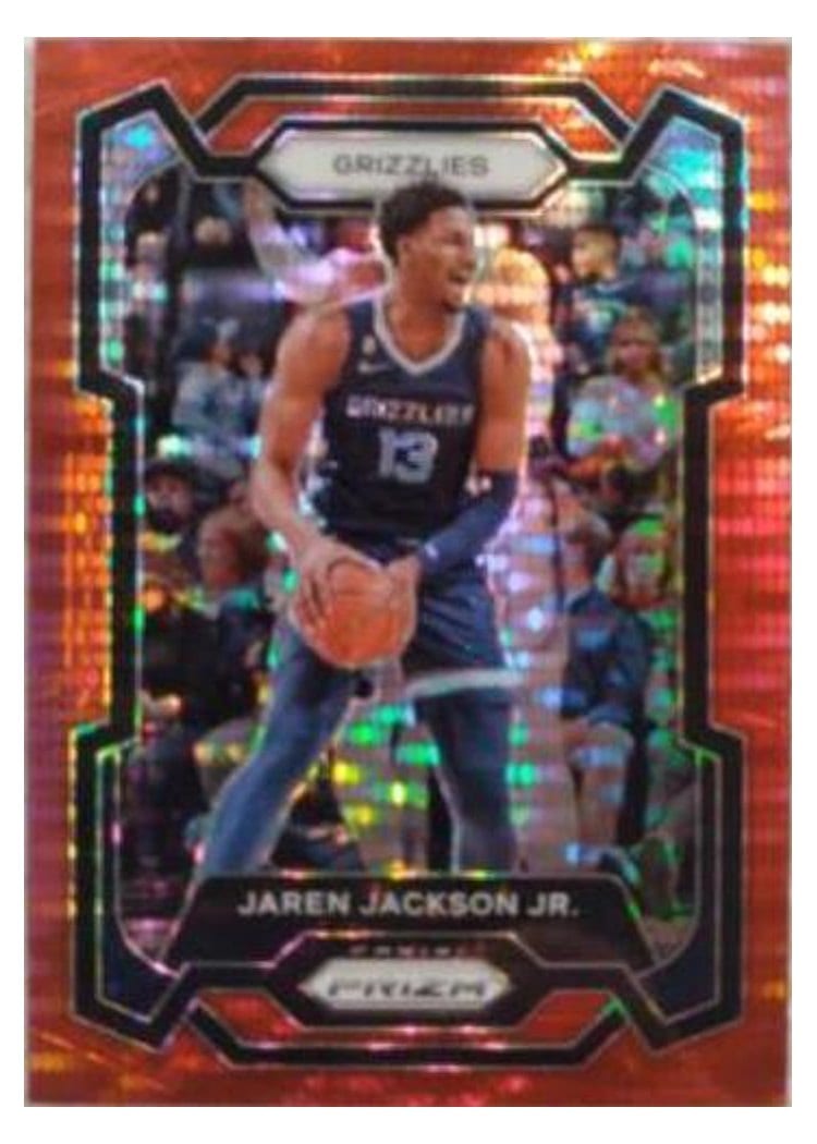 2023-24 Panini Prizm Base Set Jaren Jackson Jr. #61 card