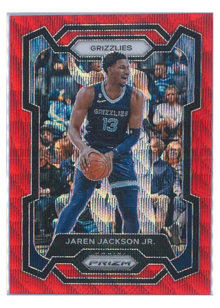 2023-24 Panini Prizm Base Set Jaren Jackson Jr. #61 card