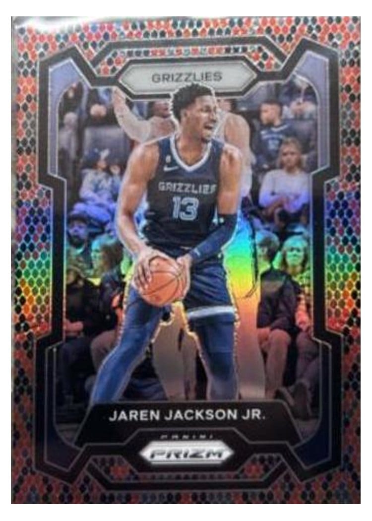 2023-24 Panini Prizm Base Set Jaren Jackson Jr. #61 card