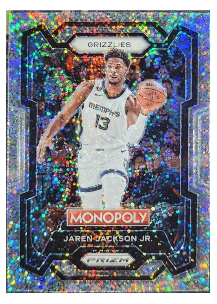 2023-24 Panini Prizm Monopoly Base Set Jaren Jackson Jr. Sparkle #43 card