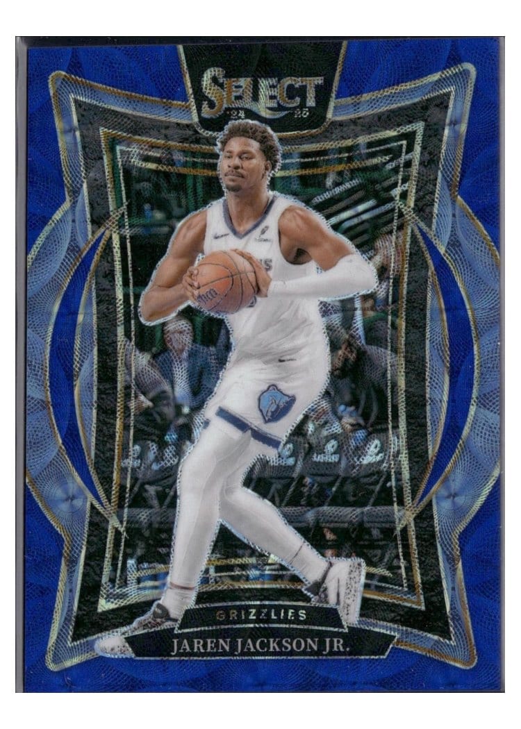 2024-25 Panini Select Base Set Jaren Jackson Jr. Blue Scope Prizm #48 card