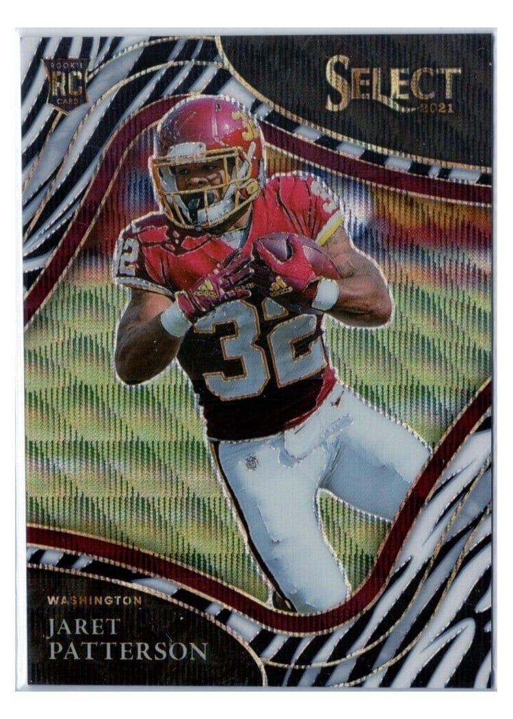 2021 Panini Select Base Set Jaret Patterson #399 card
