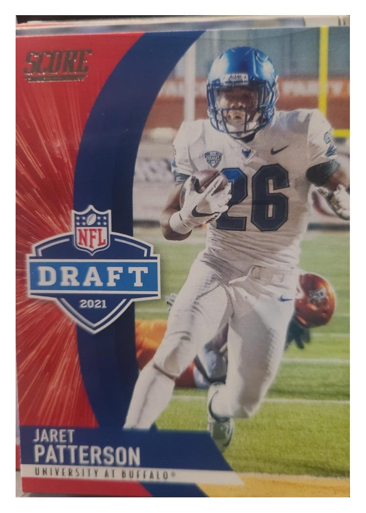 2021 Score NFL Draft Jaret Patterson #D20 card