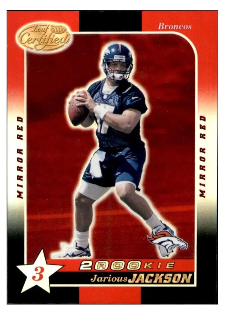 2000 Leaf Certified Jarious Jackson #164 card