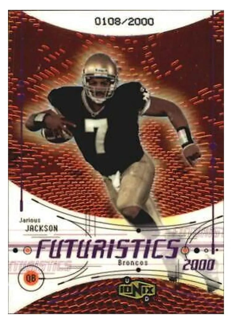 2000 Upper Deck Ionix Jarious Jackson #76 card