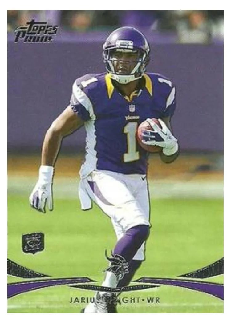 2012 Topps Prime Jarius Wright #12 card
