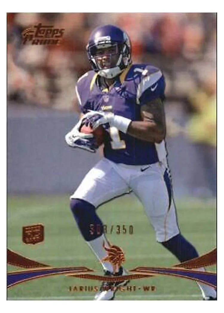 2012 Topps Prime Jarius Wright #12 card