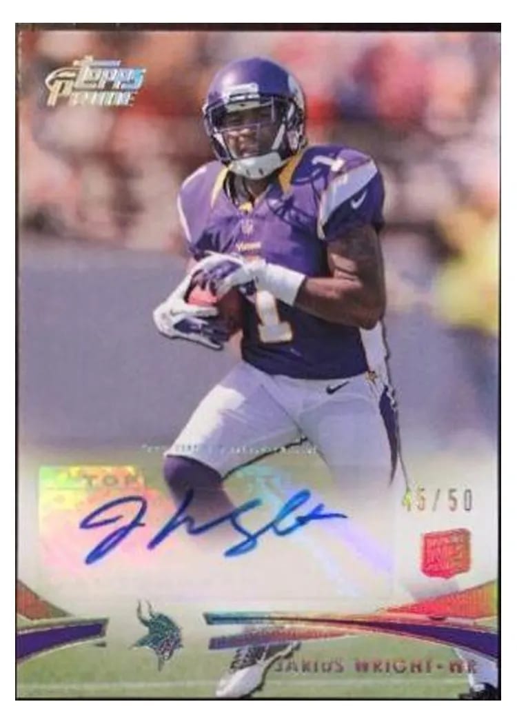 2012 Topps Prime Jarius Wright #12 card