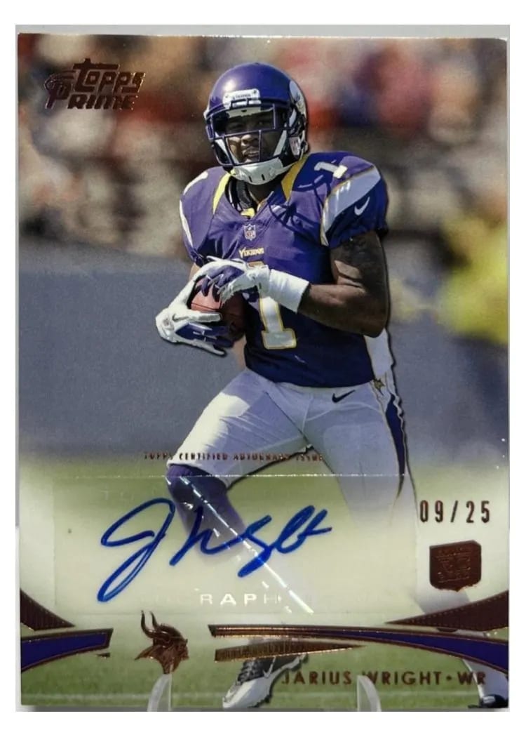 2012 Topps Prime Jarius Wright #12 card