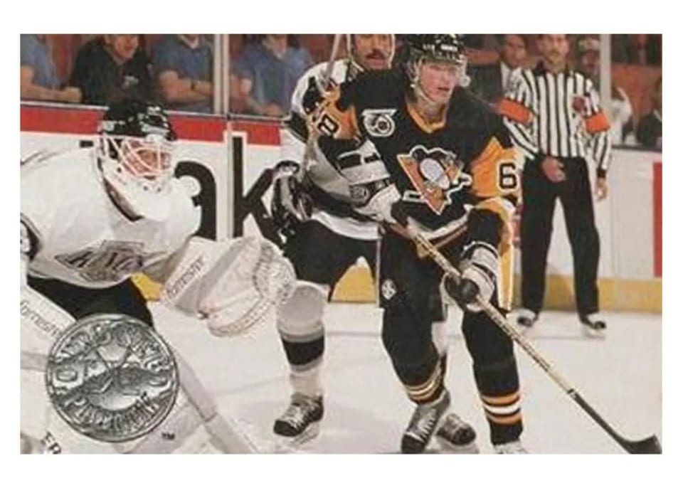 1991 Pro Set Platinum Jaromir Jagr #92 card
