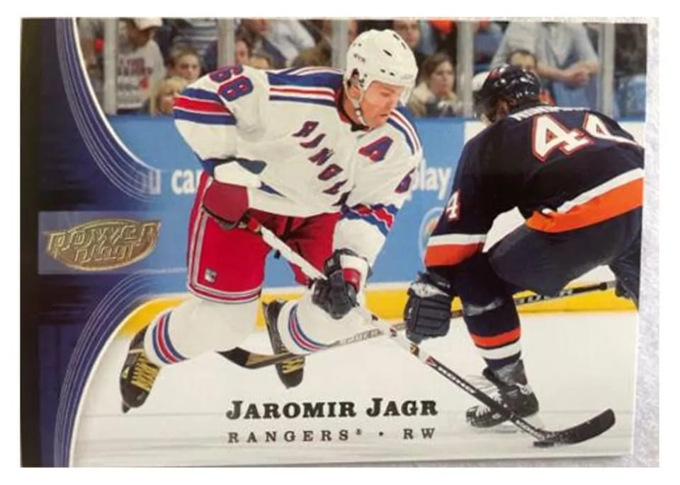 2005 Upper Deck Power Play Jaromir Jagr #57 card