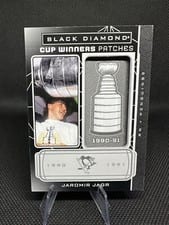 2022-23 Upper Deck Black Diamond Cup Winners Patches Jaromir Jagr #CW-JJ card
