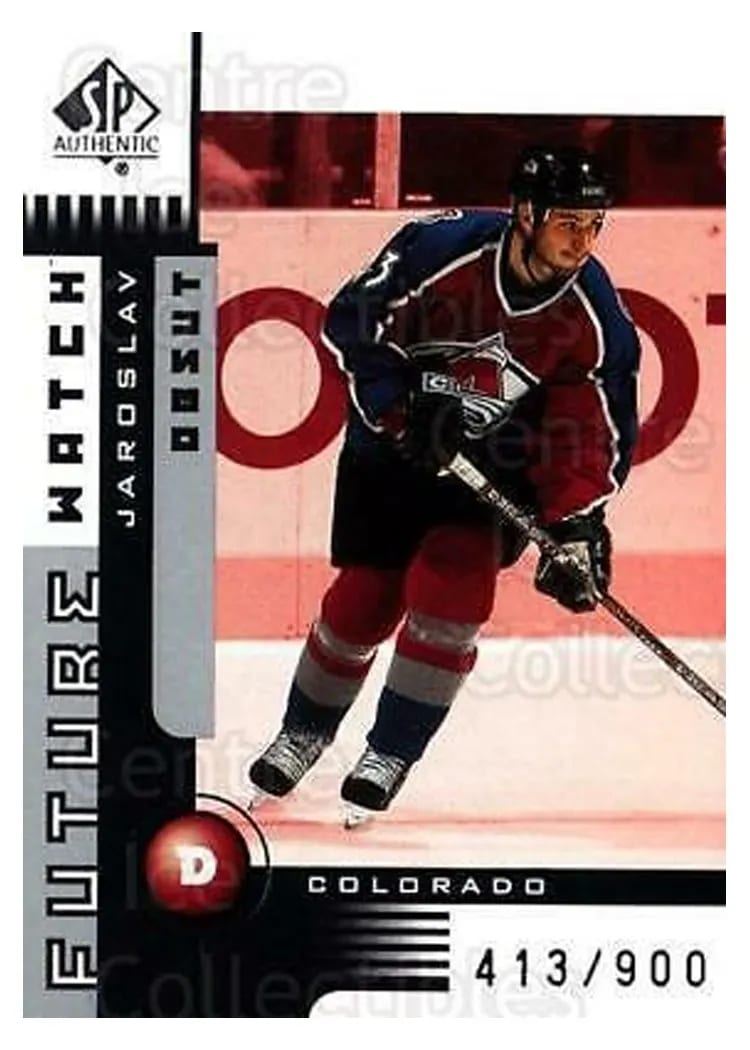 2001 SP Authentic Jaroslav Obsut #141 card