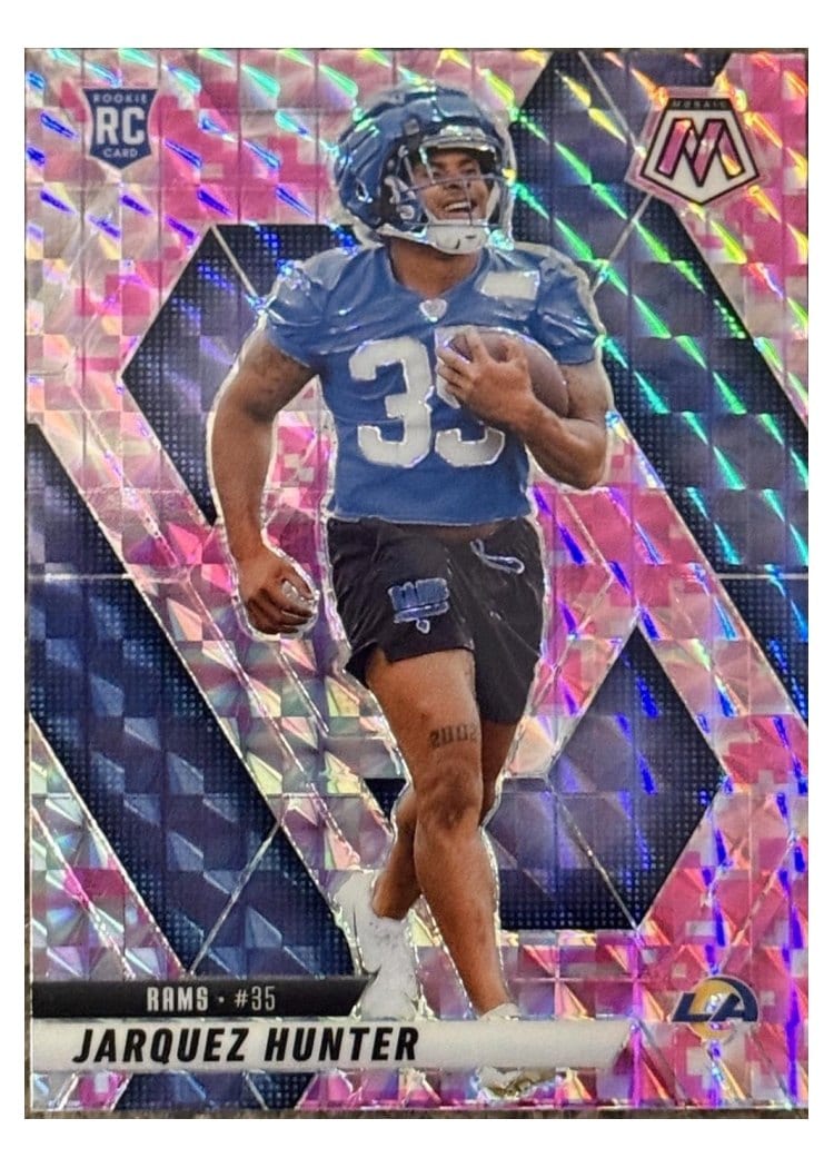 2025 Panini Mosaic Base Set Jarquez Hunter #380 card
