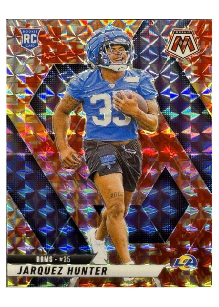 2025 Panini Mosaic Base Set Jarquez Hunter #380 card