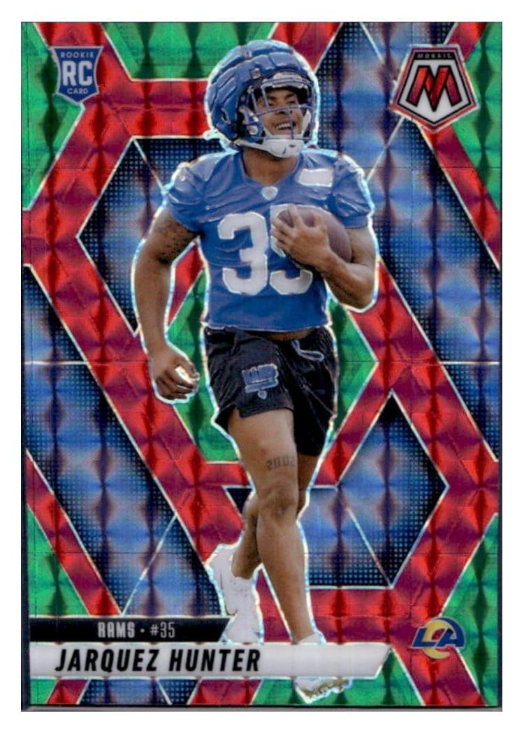 2025 Panini Mosaic Base Set Jarquez Hunter #380 card