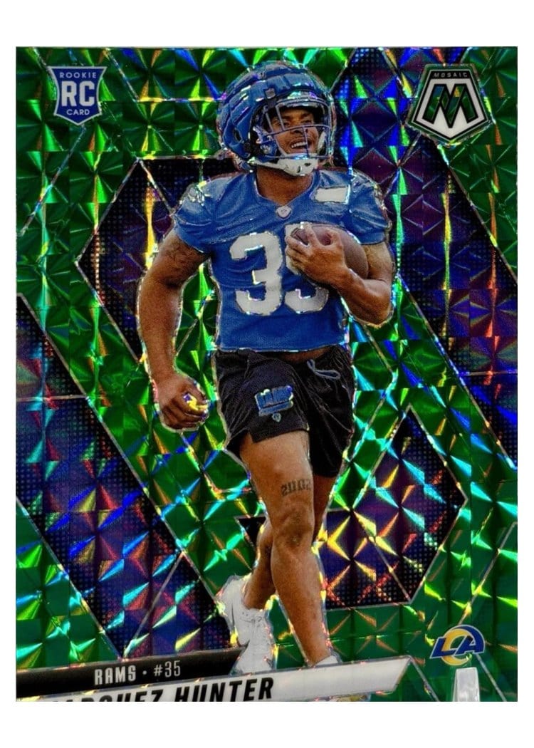 2025 Panini Mosaic Base Set Jarquez Hunter #380 card