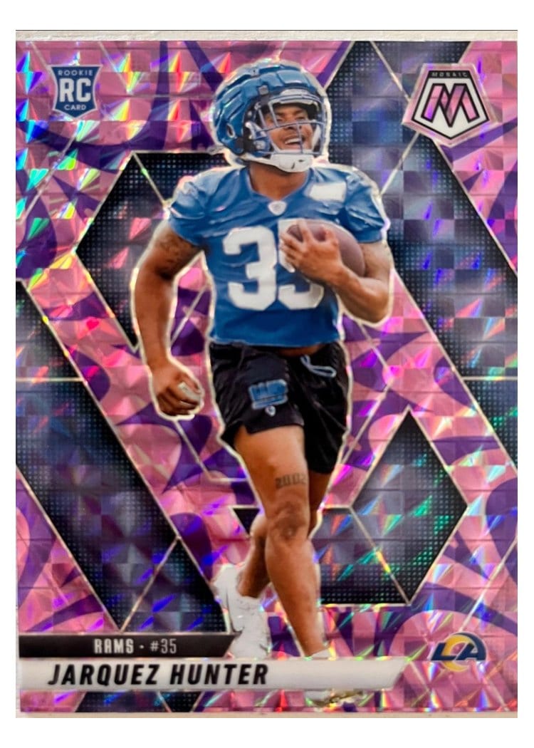 2025 Panini Mosaic Base Set Jarquez Hunter #380 card