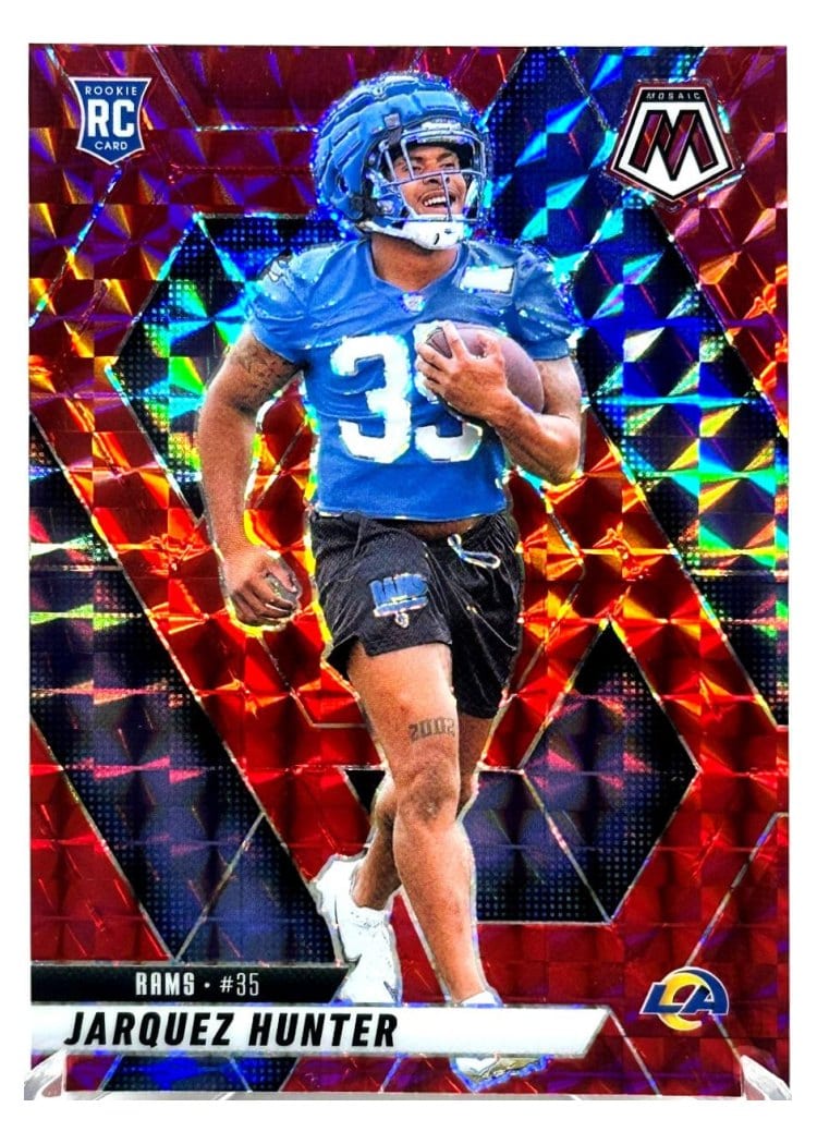 2025 Panini Mosaic Base Set Jarquez Hunter #380 card