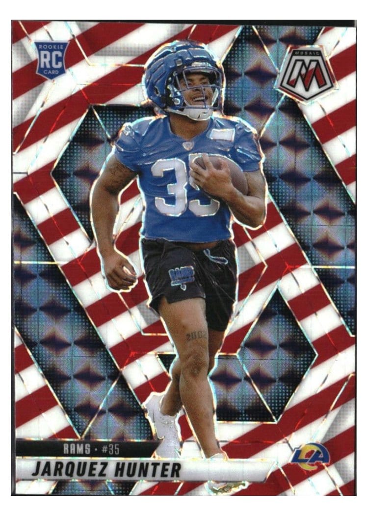 2025 Panini Mosaic Base Set Jarquez Hunter #380 card