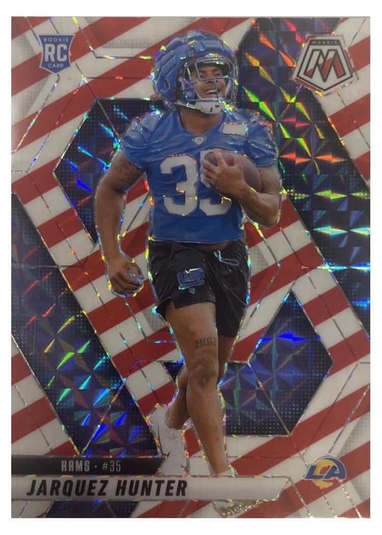 2025 Panini Mosaic Base Set Jarquez Hunter #380 card