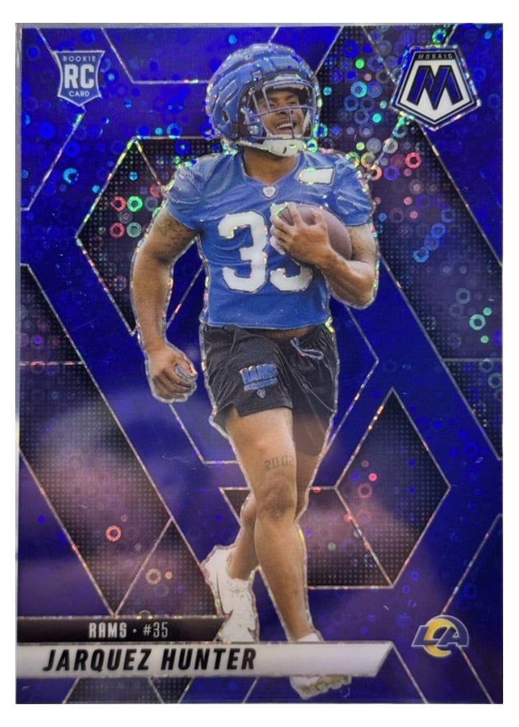 2025 Panini Mosaic Base Set Jarquez Hunter #380 card