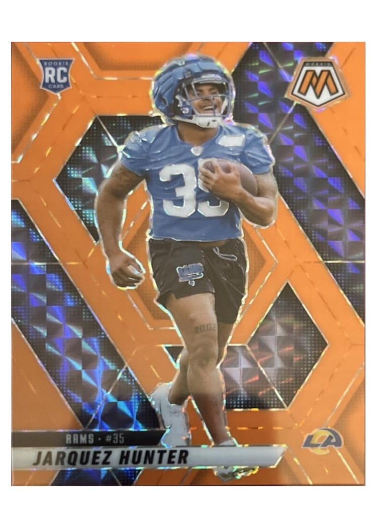 2025 Panini Mosaic Base Set Jarquez Hunter #380 card